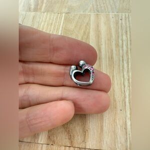 Michael Anthony mother child heart 925 Sterling silver charm